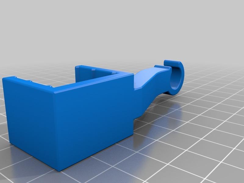 Tube and cable guide bracket for cupboards