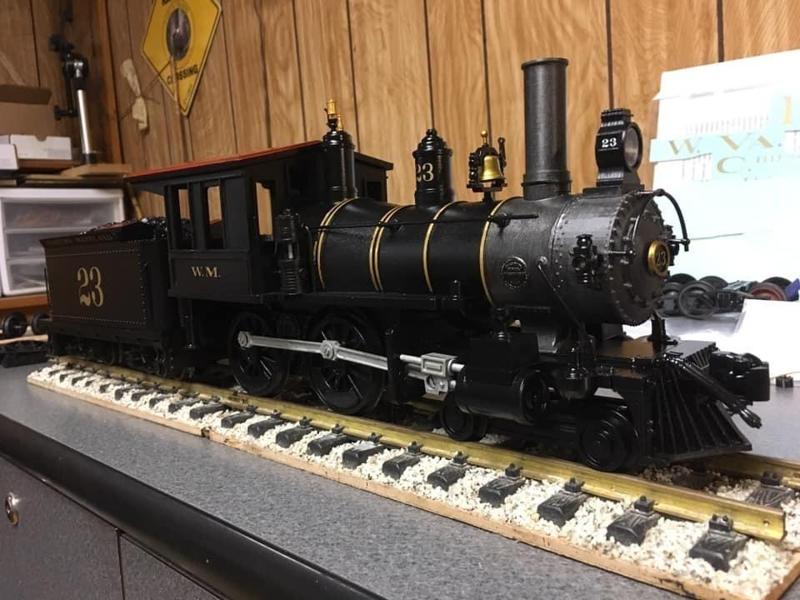 G Scale Kalamazoo 4-4-0 modification shares