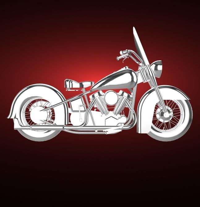 Harley-Davidson FL Hydra Glide 1951.