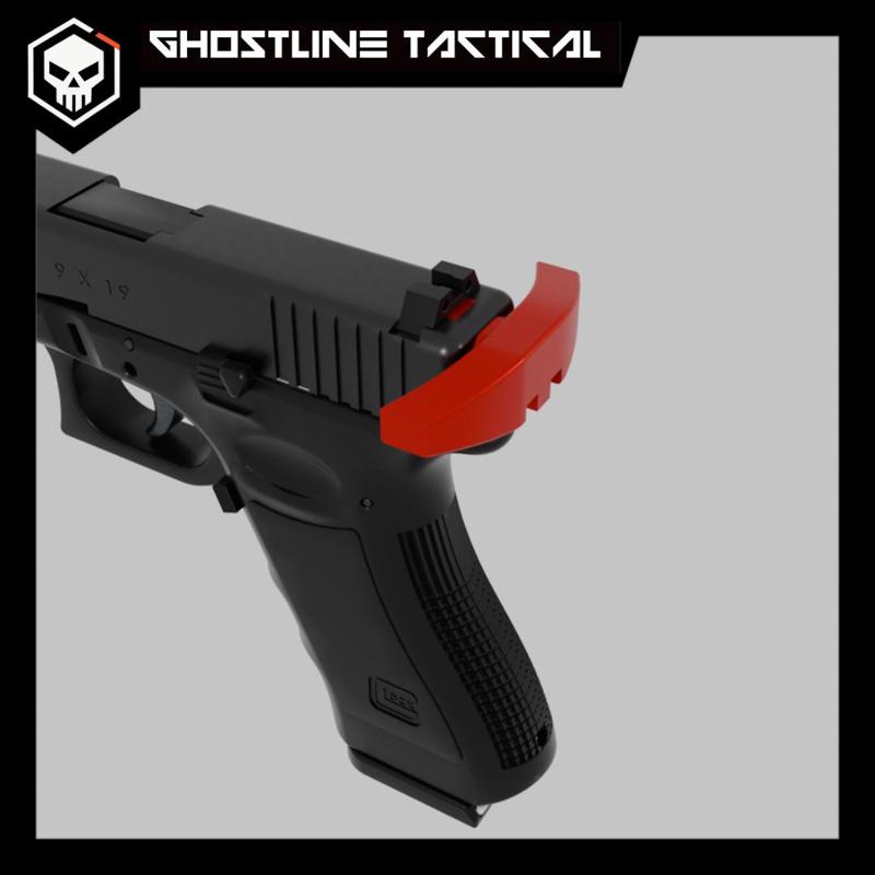 Airsoft Glock 17 / 18C Slide Rack Puller Back Plate (Gen 3–5 Compatible)