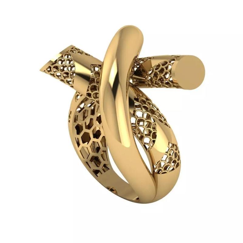 Lightweight Fusion Ring  Ready for Casting TR023