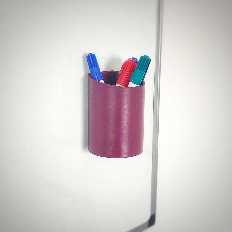Magnetic whiteboard markers holder