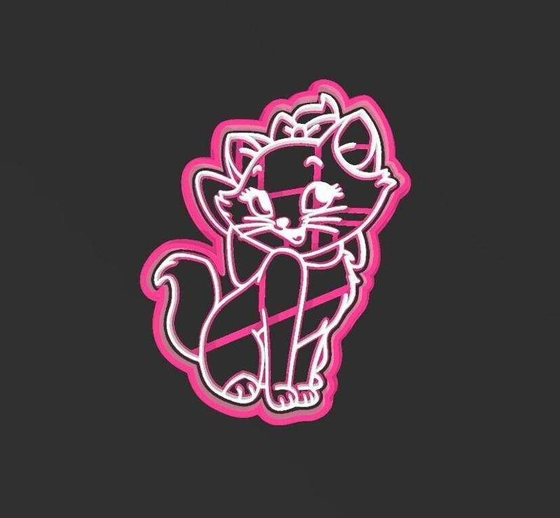 Marie, Aristogatos, cookie cutter 90mm