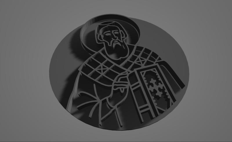 3D modla za kolače Sveti Sava