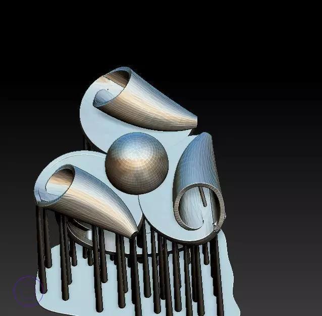 ring53 metal sculpture