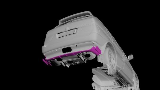 BMW E53 diffuser 1/1