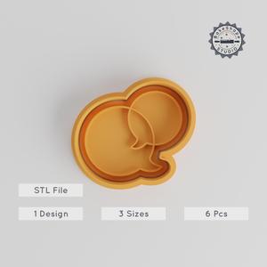 Debate Cookie Cutter & Stamp Set, 3 Sizes, Perfect for Cookies & Fondant, Debating Rhetoric Theme, 6 Piece Collection