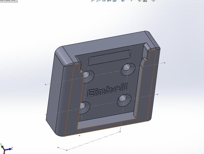 einhall battery holder