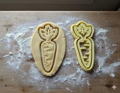 Carrot Cookie Cutter for 3D Printing