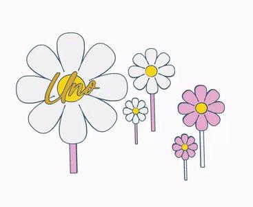 Topper Adorno para Torta cake topper margarita Flor