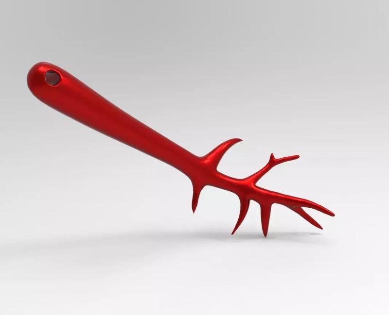 Spiny Bead - Jewelry Pendant 3D Model with Barb