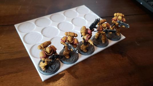 5x4 32mm Rounds to Square