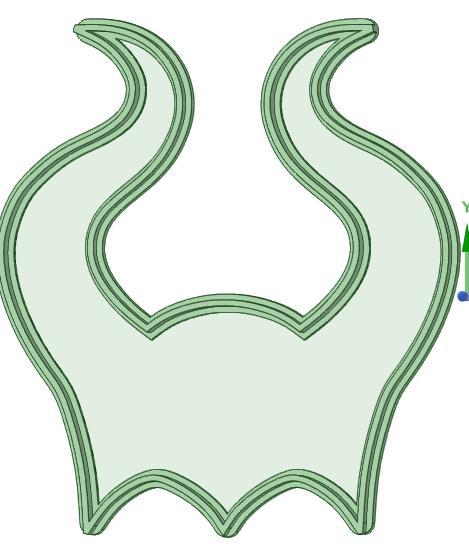 Malefica cookie cutter