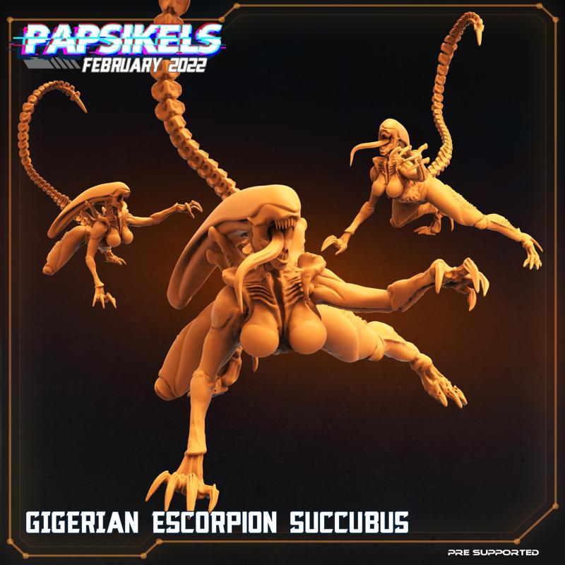 GIGERIAN ESCORPION SUCCUBUS
