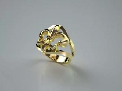 Fleur de Lys Ring