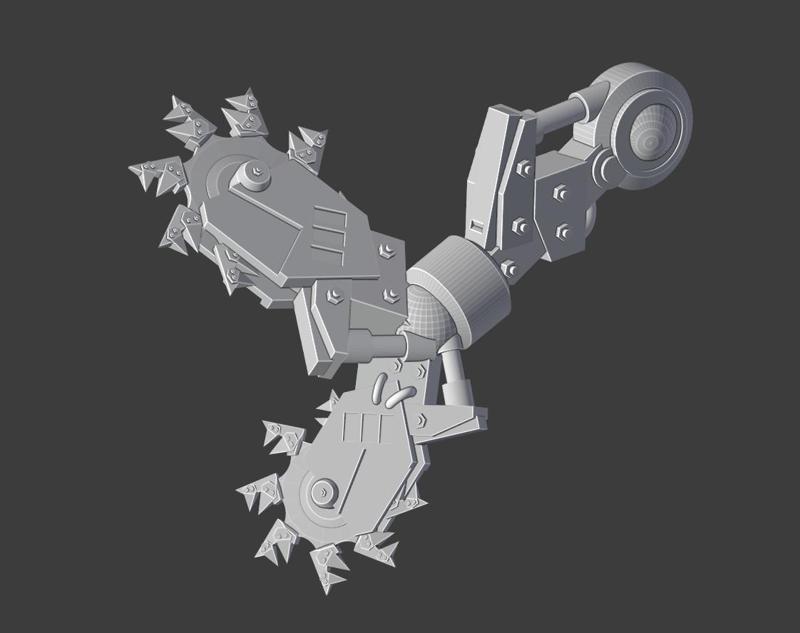 Killy Mechanized Saw Arm (Defftred)