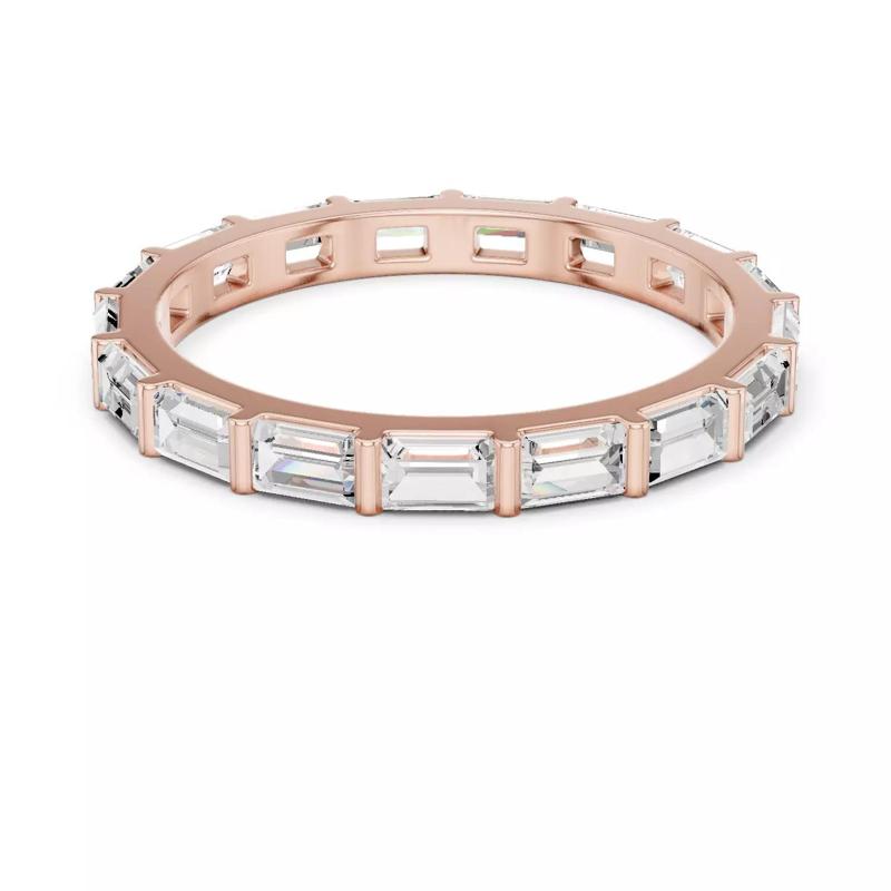 Full Eternity Baguette Cut Diamond Wedding Band 3DM STL Video