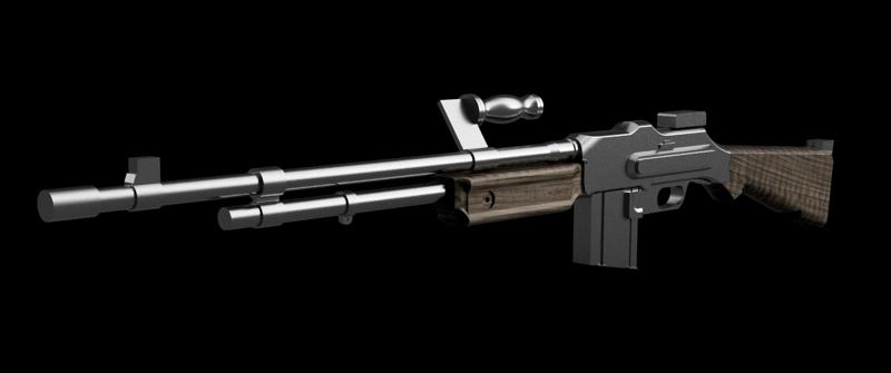 Browning Automatic rifle ( B.A.R) Prop. Trench crusade version