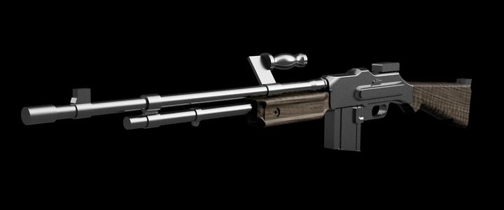 Browning Automatic rifle ( B.A.R) Prop. Trench crusade version