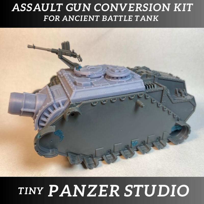 Assautl Gun Conversion for Ancient Battle Tank Kit