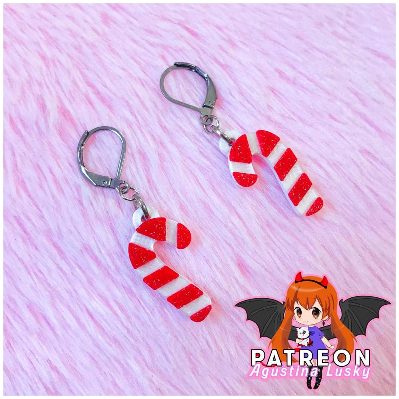 Candy Cane Earrings