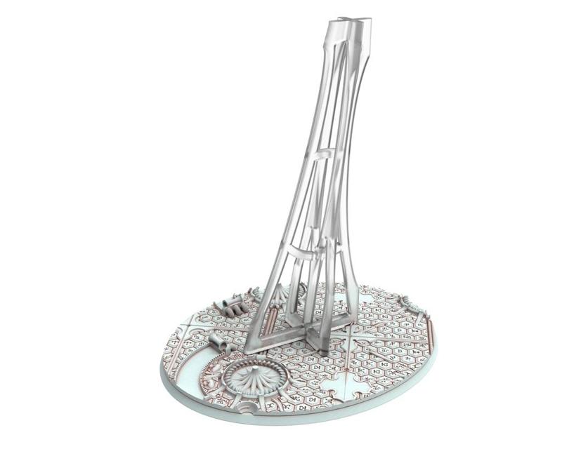 Aircraft Flying Stand 5" for 120mm base - Wargame plane Stand