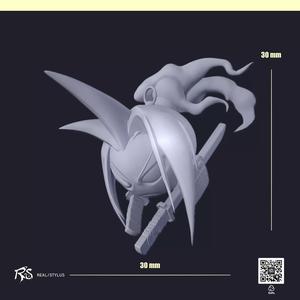 AMIDAMARU 3D PRINTABLE - KEYCHAIN