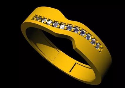 Cluster Ring 3dm file