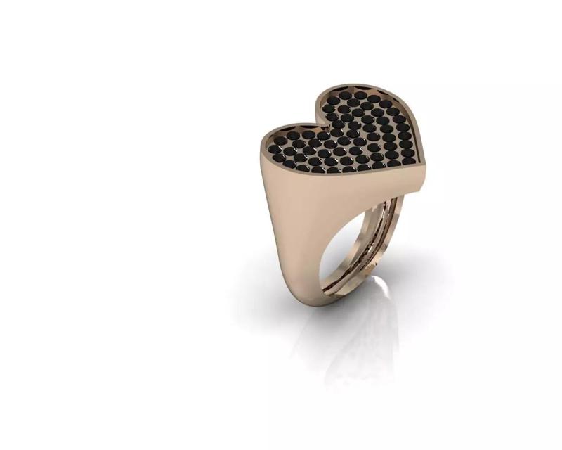 heart ring chevalier