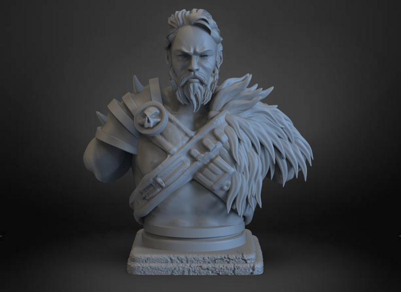 Bust of a Barbarian
