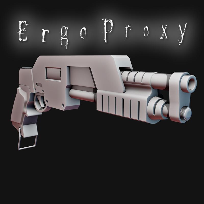 Shotgun Re-l Mayer from Ergo Proxy | 3D Print
