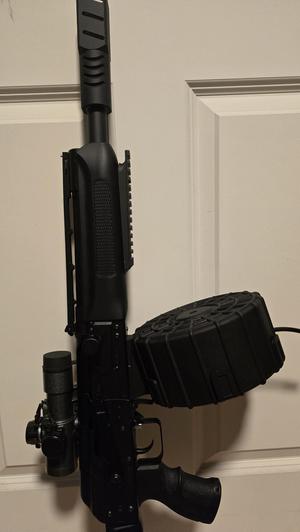 NATO accessory rails for Tokyo Marui Saiga-12K (STANAG 4694)