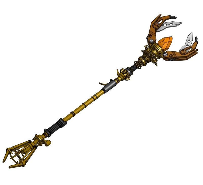 FIRE STAFF INSPIRED PROP COD ZOMBIES ORIGINS STAFF