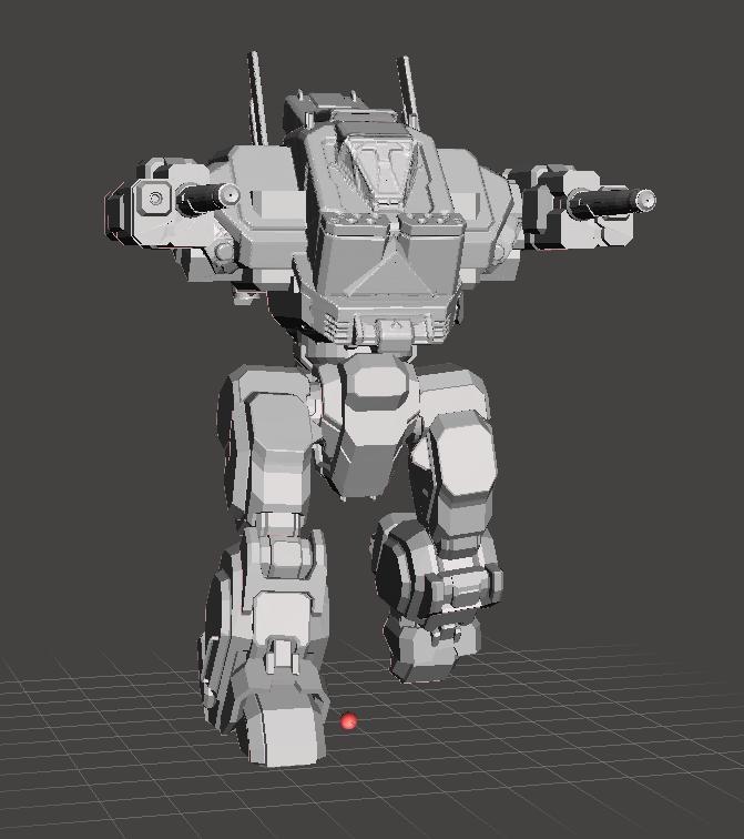 Battletech original cestus mech.