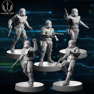 star wars legion imperial super commando presupported included