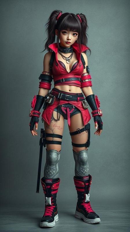 Punk Girl Action Figure