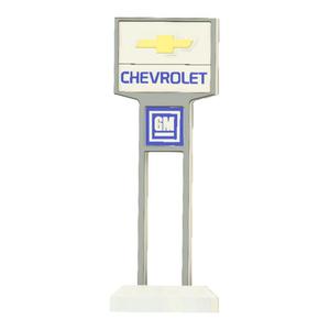 Diorama - Double Sided Chevrolet Car Yard / Dealer Sign