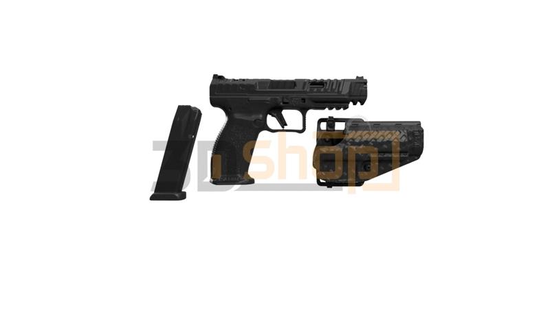 FULL - BUNDLE ! CANIK SFX RIVAL, HOLSTER, MAG - HIGH DETAIL MODELS ( NONFUNCTIONAL, STL)