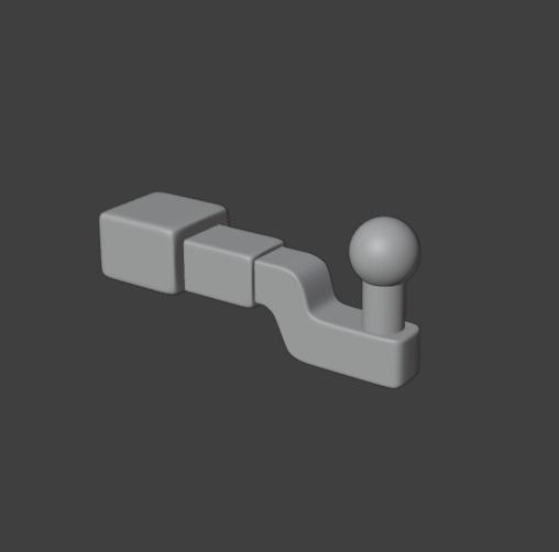 Greenlight tow hitch 1/64