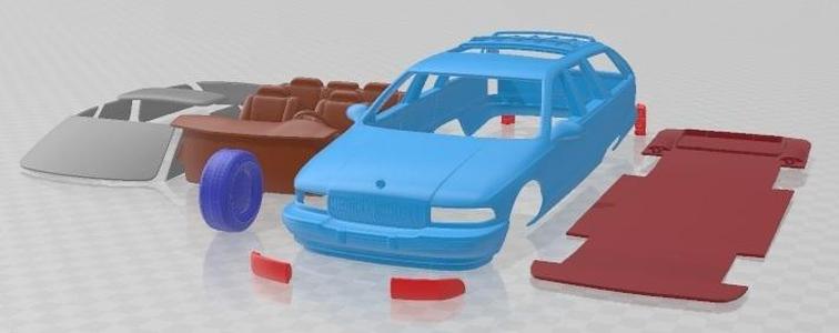 Buick Roadmaster 1996 V2 Printable Car