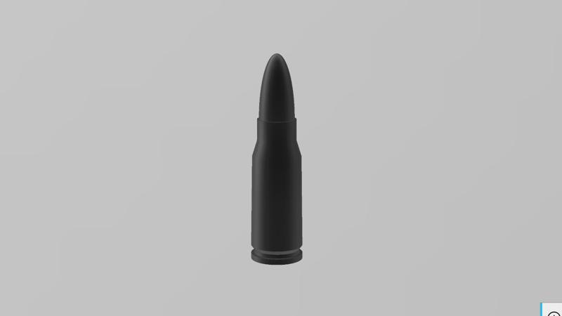 8mm Kurz Cartridge – 1:1 Scale