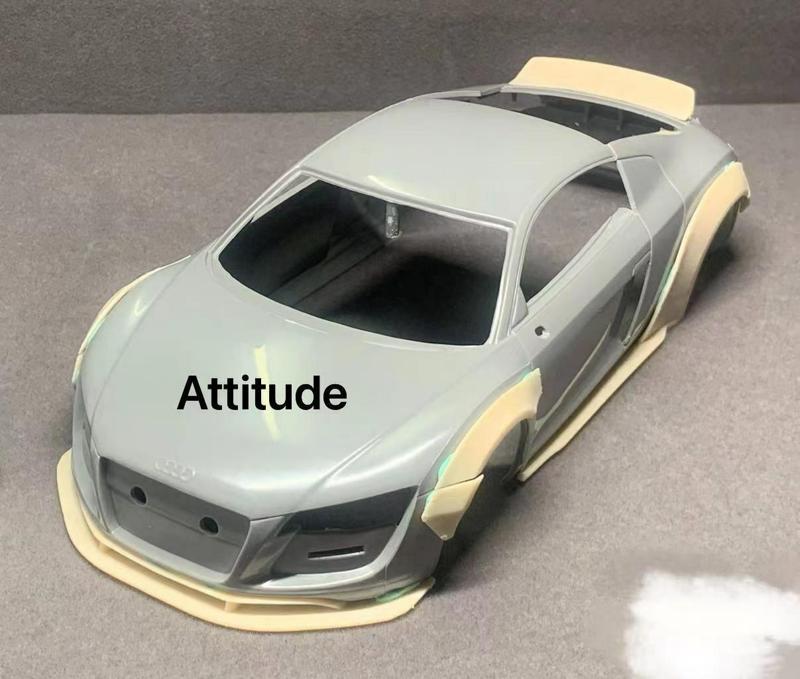 1/24 Revell Audi R8 LibertyWalk（LB）Body Kit