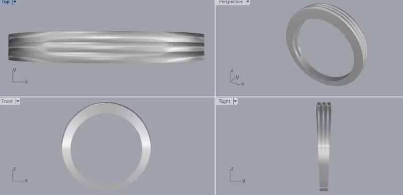 925 Sterling Silver Plain Silver Ring