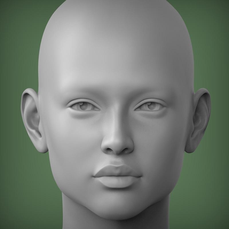 54 head bjd doll | realistic hea | lips | nose | eyes custom | game | head printing | art head | realistic