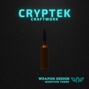 24. 6.8 Western Ammo - Winchester USA - Western Edge: 6.8 Western Winchester Ammo 3D Print File - Military Ammunition - Rimfire Cartridge type Ammunition