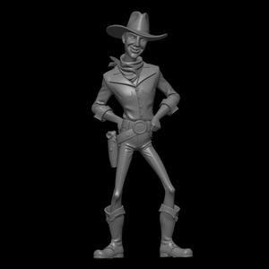 cartoon cowboy figıure