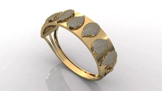 STL 3DM Diamond With Stone Womens Bracelets Women Bracelet