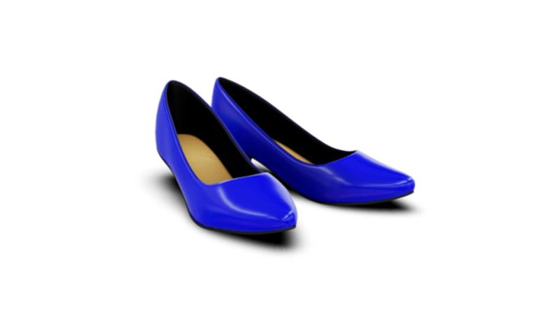 Formal Pumps Women’s Shoes (Blue)