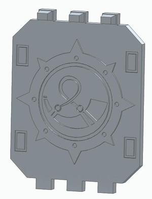 30k Dark Angels Land Raider Door - Host of the Hunt