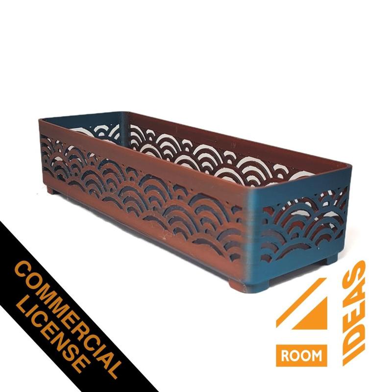 Stacking Tray 1 - Seigaiha - Commercial License